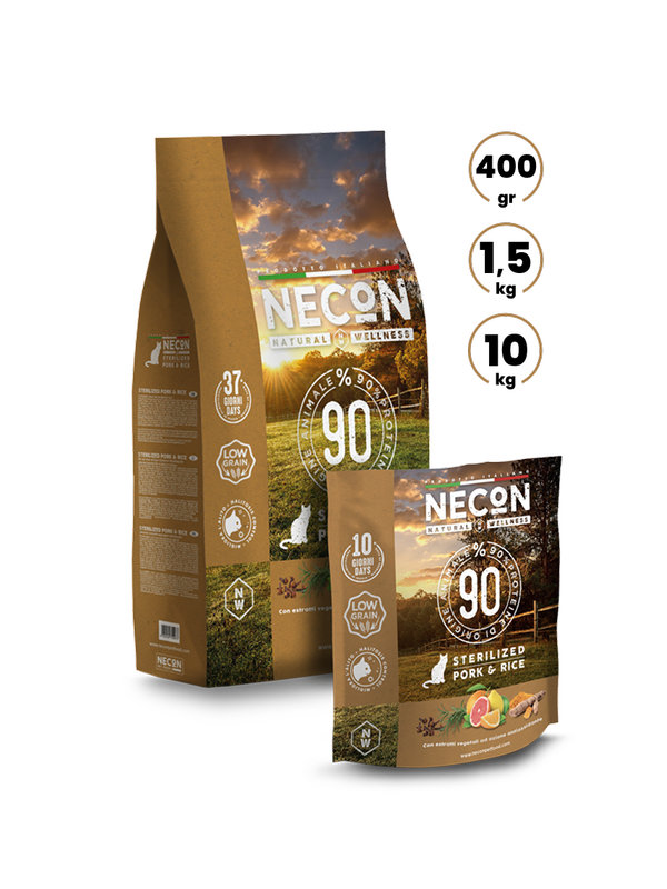 NATURAL WELLNESS | STERILIZED PORK & RICE FOR CAT