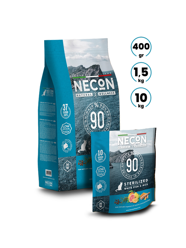 NATURAL WELLNESS | STERILIZED WHITE FISH & RICE FOR CAT